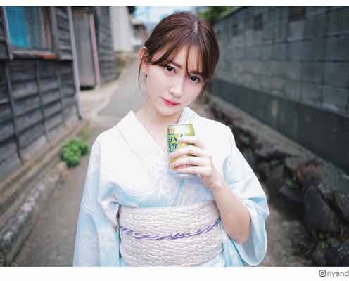 小嶋陽菜、美しすぎる浴衣姿が話題「隣りにいたら花火どころじゃない」「和服美人」