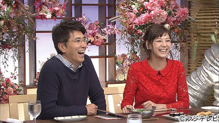 石橋貴明、西内まりや(C)フジテレビ