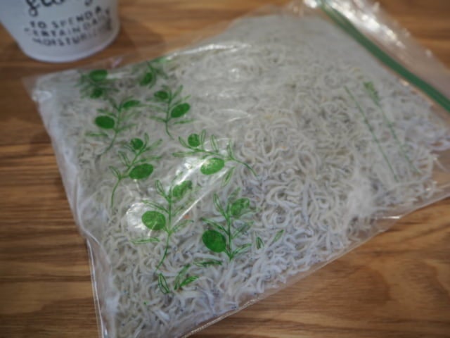 コストコしらす干しの保存方法