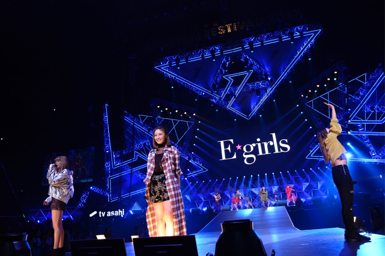 E-girls（C）テレビ朝日 ドリームフェスティバル 2017／写真：岸田哲平