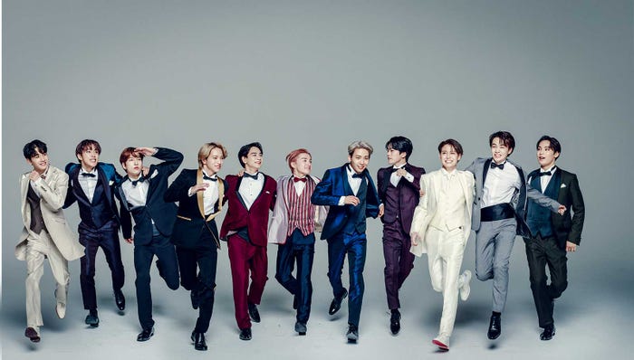 「彼専用ゼクシィ」に登場したJO1/(左から)佐藤景瑚、河野純喜、金城碧海、大平祥生、豆原一成、川西拓実、川尻蓮、木全翔也、白岩瑠姫、鶴房汐恩、與那城奨(提供写真)