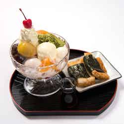 みつ豆~結局全部のっけ~with磯辺焼 ¥1,280(税抜)/画像提供:株式会社レッグス