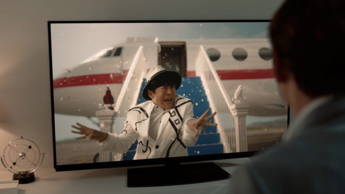 劇団ひとり/新テレビCM「チチンペイペイ劇団来日」篇より(提供写真)