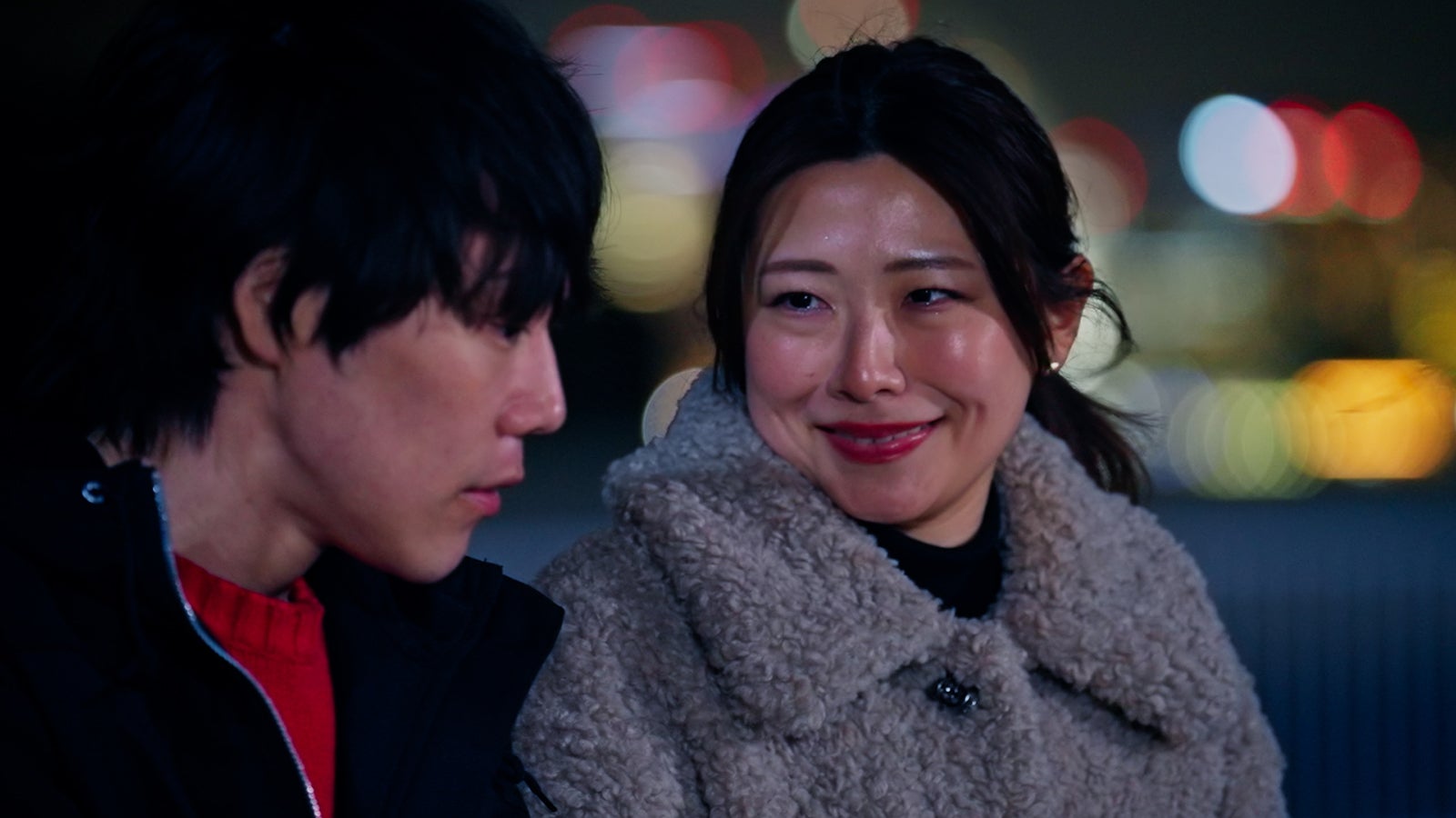 サトシ、かなこ『ラブ トランジット 35+』第3話（C）2026 Amazon Content Services LLC or its Affiliates.