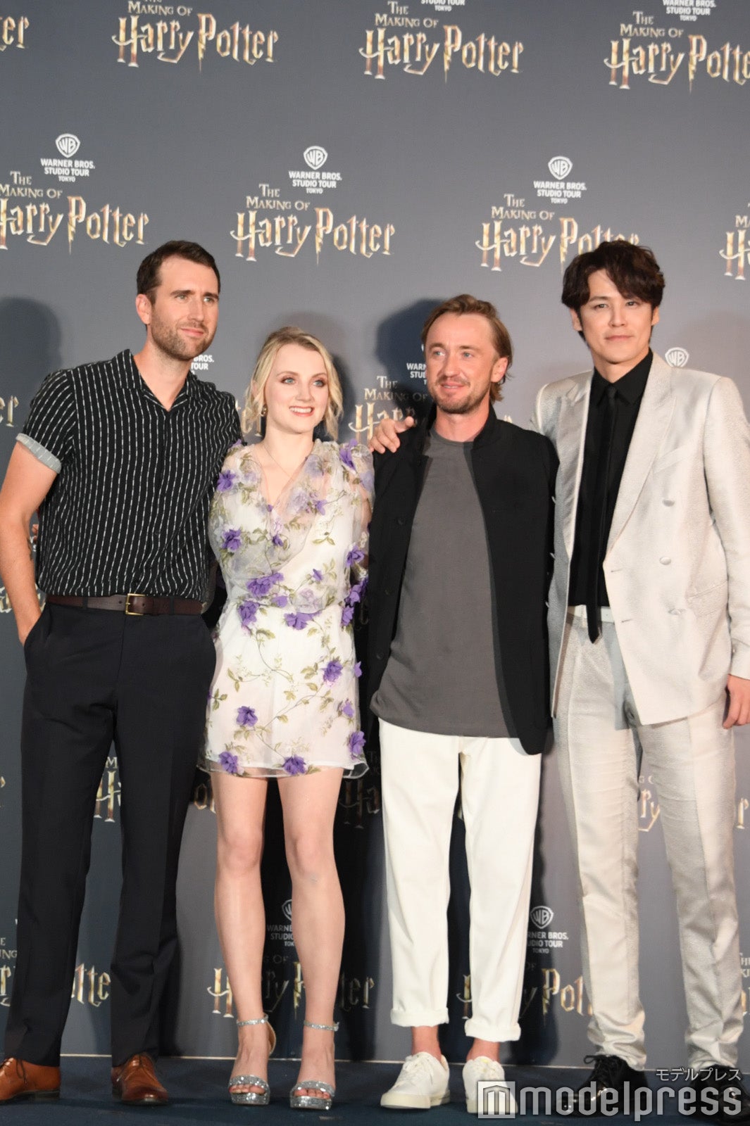 マシュー・ディビット・ルイス、イヴァナ・リンチ、トム・フェルトン、宮野真守（C）モデルプレス