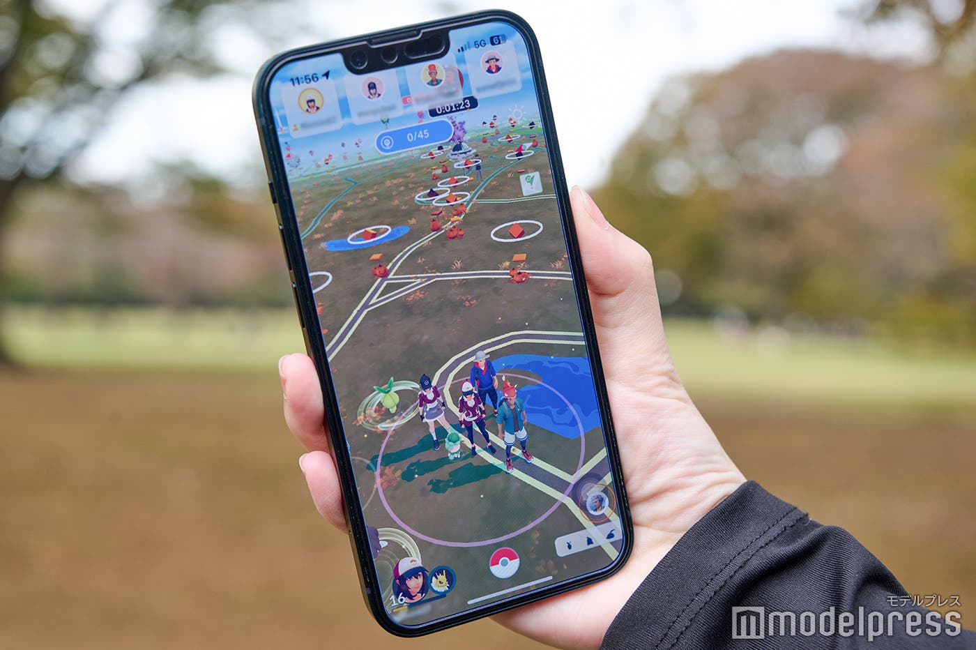 「チームコラボ」のマップ上(※ハロウィン仕様)(C)モデルプレス