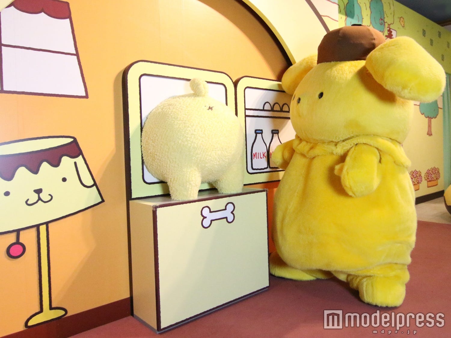 ポムポムプリン20周年記念イベントスタート 癒やしのもふもふ空間&可愛いフードも