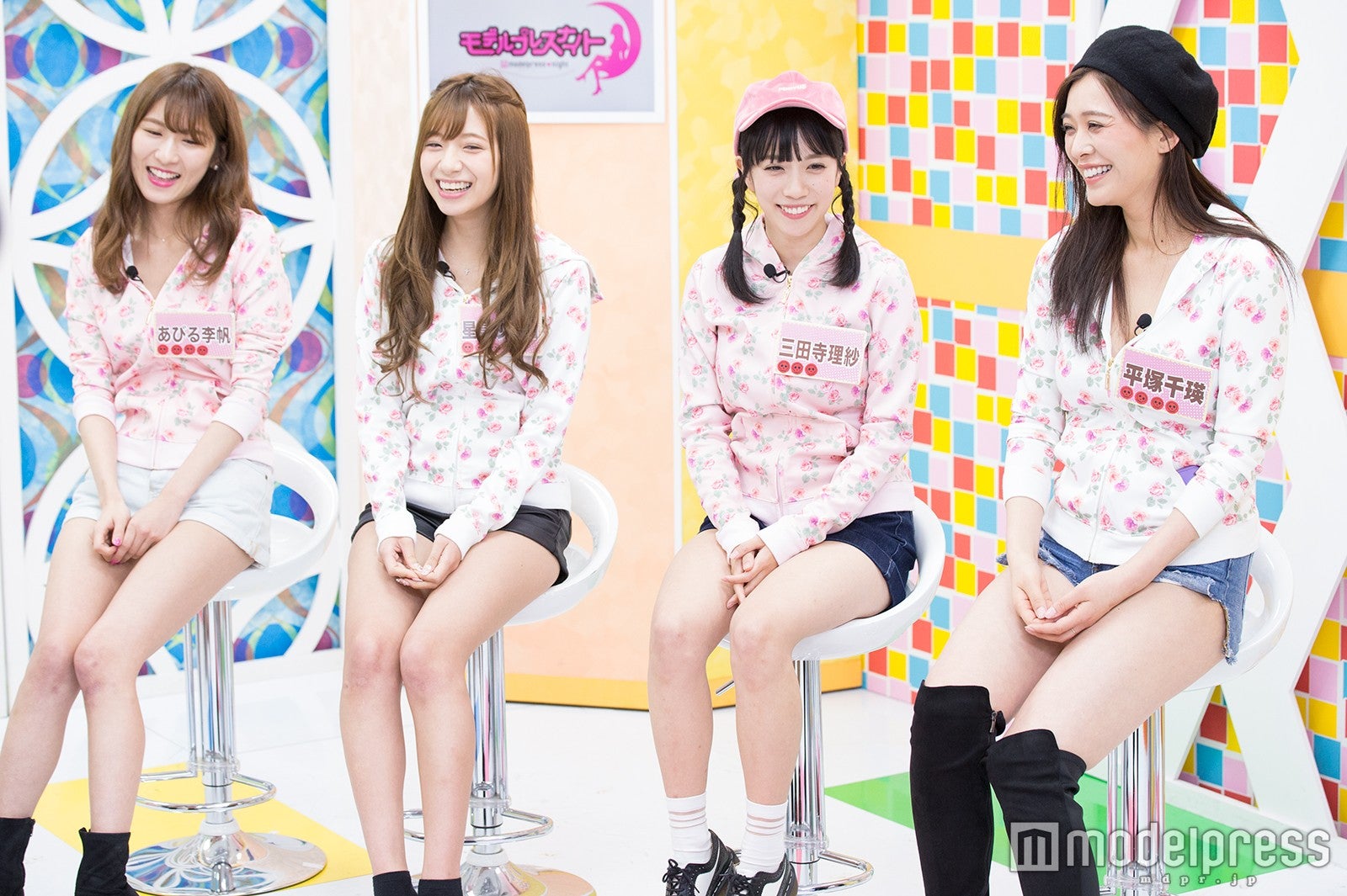 あびる李帆、星島沙也加、三田寺理紗、平塚千瑛 （C）モデルプレス