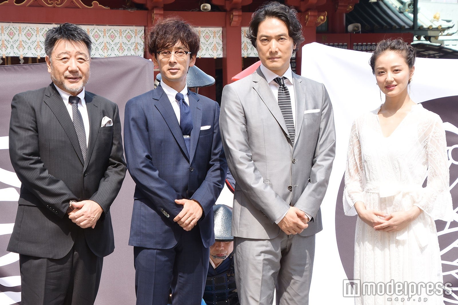 原田眞人監督、滝藤賢一、平岳大、中越典子（C）モデルプレス