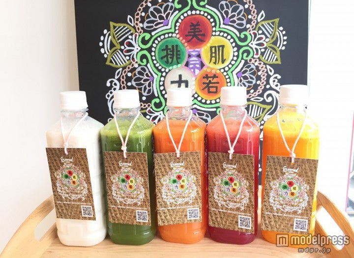 ジュースクレンズ1Day5Bottle￥8640～／画像提供：Eternal Detox Juice Bar