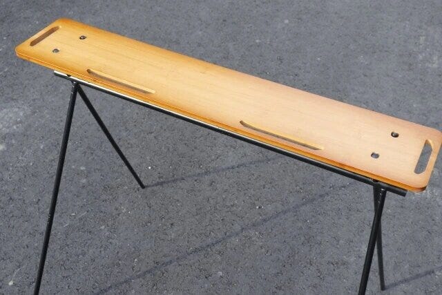 ハンギングラック用ウッド天板　ダイソー　アウトドア