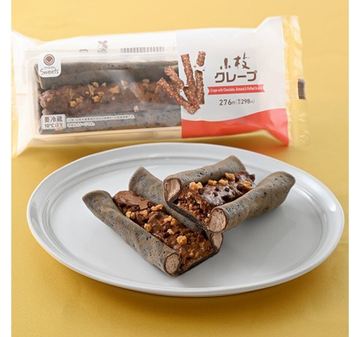 ファミリーマート　ファミマ　森永コラボ　小枝クレープ