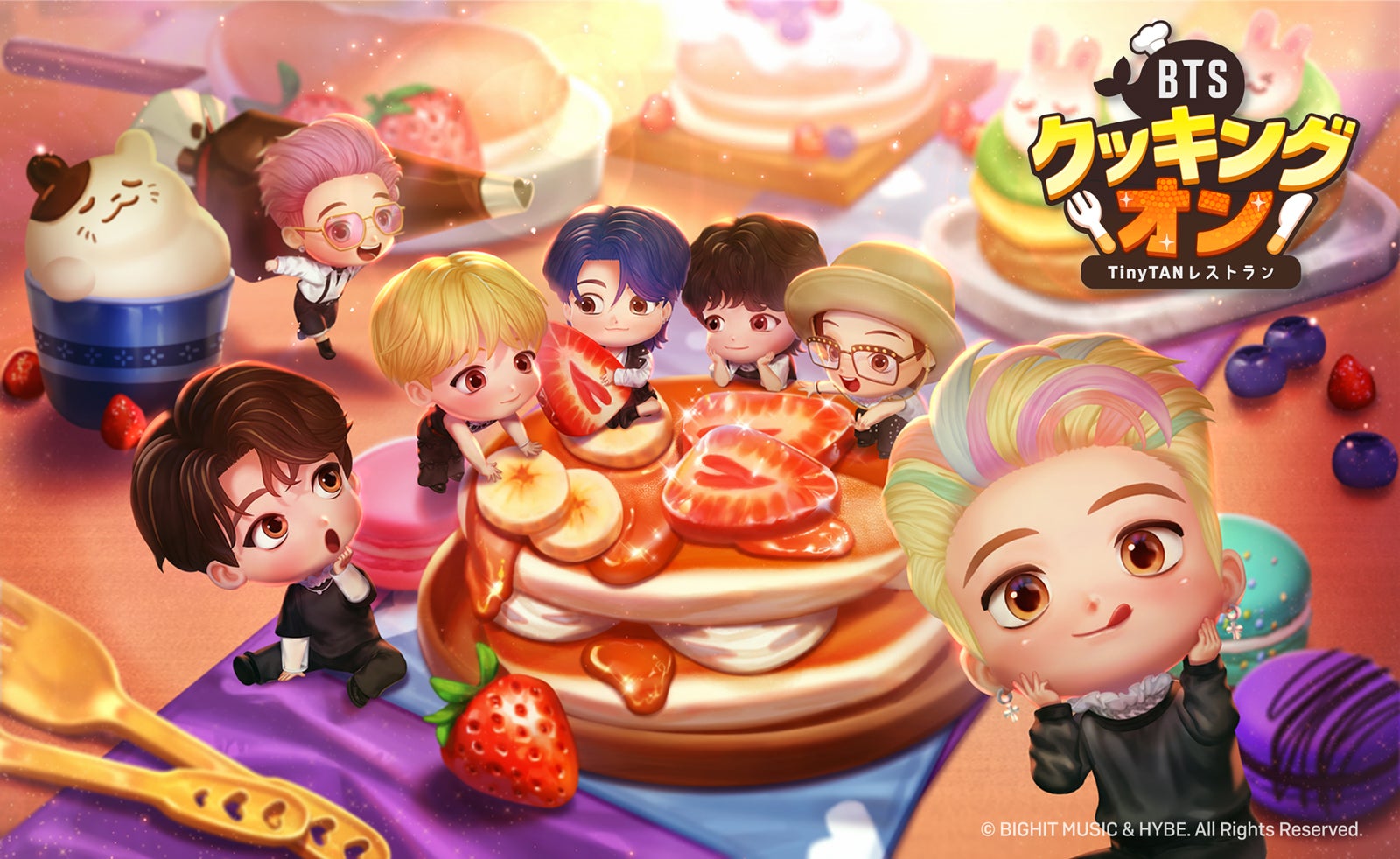 BTS公式キャラ「TinyTAN」と料理旅行へ！「BTSクッキングオン：TinyTANレストラン」全世界170カ国以上でリリース