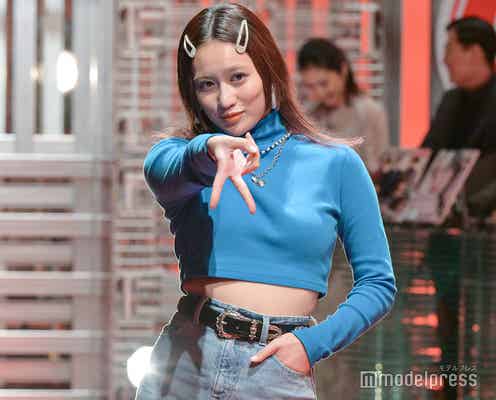 【CanCam40周年イベント】アンジュルム佐々木莉佳子“平成ギャル”コーデで肌見せ