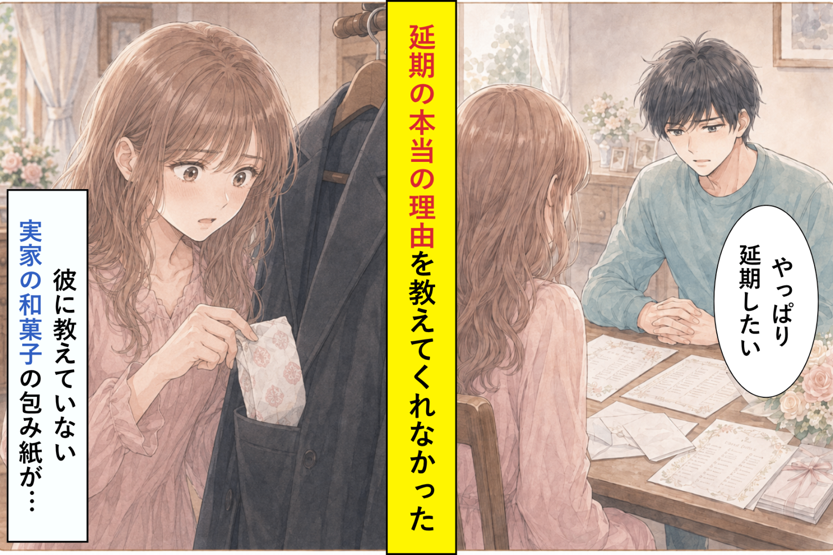 式の１週間前に「やっぱり延期したい」と告げた婚約者、母の写真で知った本当の理由