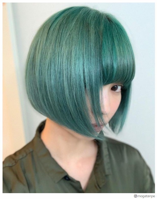 最上もが、セルフカラーで緑色ヘアにイメチェン「髪色キレイ」「どんな髪でも似合う」の声