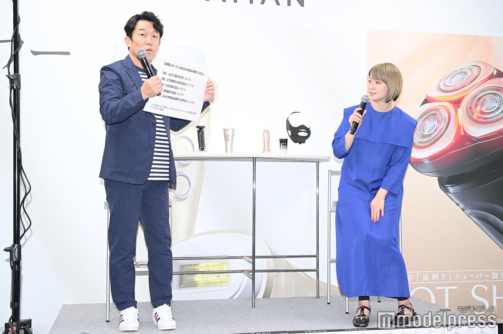 ヒデ、田中美保（C）モデルプレス