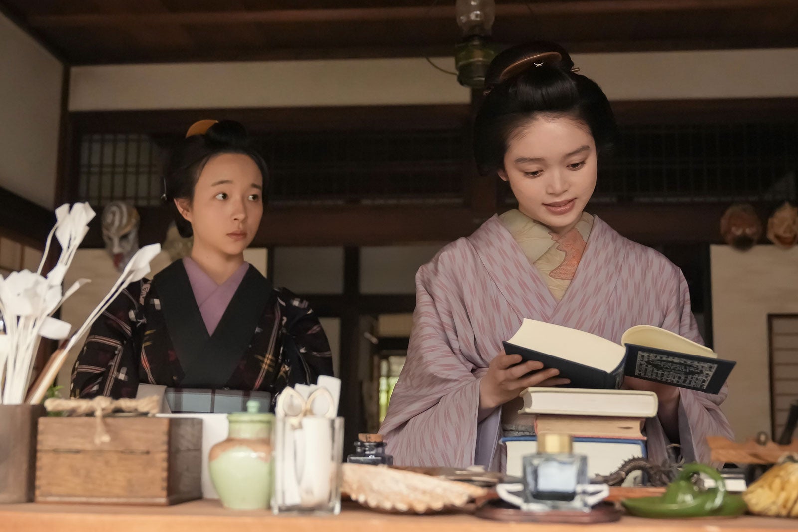 夏目透羽、高石あかり「ばけばけ」第109話（C）NHK