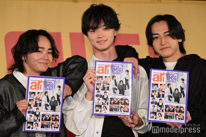 (左から)TAIKI(タイキ)、RUI(ルイ)、KANON(カノン)(C)モデルプレス