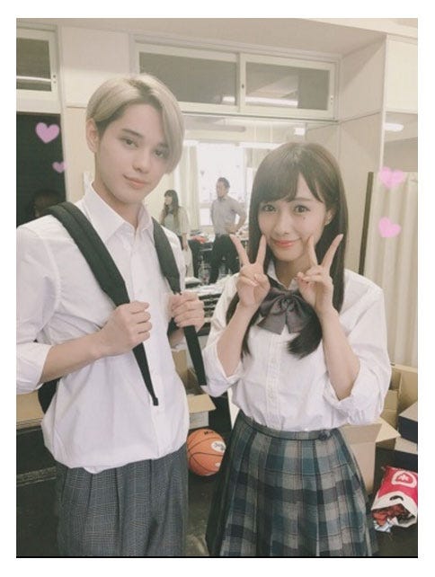 (左から)バトシン、前田希美/前田希美公式ブログ(Ameba)より