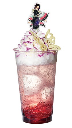 胡蝶しのぶのブルーベリーソーダ1,100円（C）吾峠呼世晴／集英社