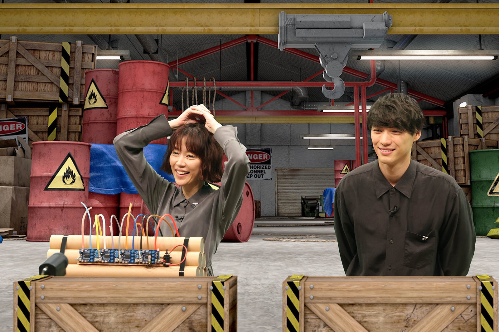 木村佳乃、福士蒼汰 （C）フジテレビ