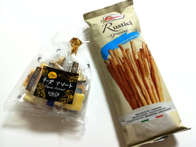 チーズとグリッシーニ袋入り