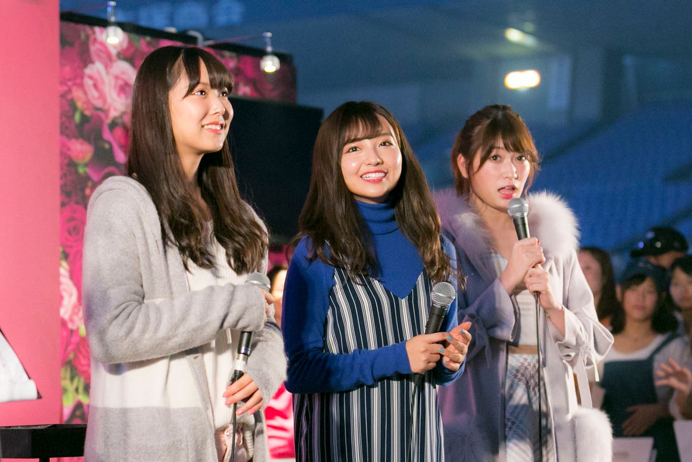 白間美瑠、村瀬紗英、吉田朱里