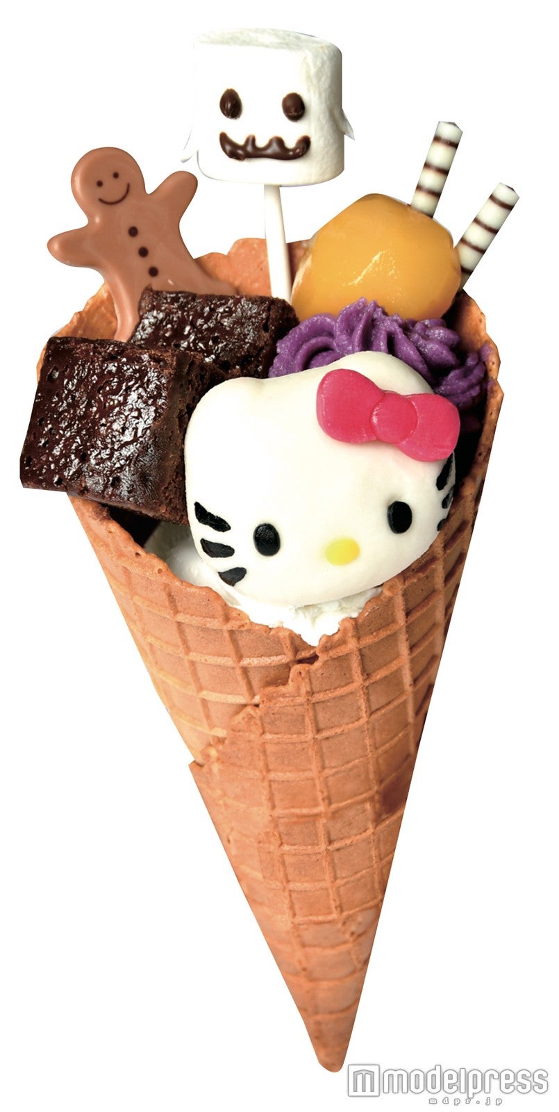 こわかわいいワッフルコーン800円（C）2016 SANRIO CO．，LTD．