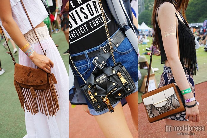 フリンジバッグや動きやすいショルダーバッグなど