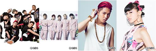 Beat Buddy Boi、Da-iCE、SHUN、當山みれい