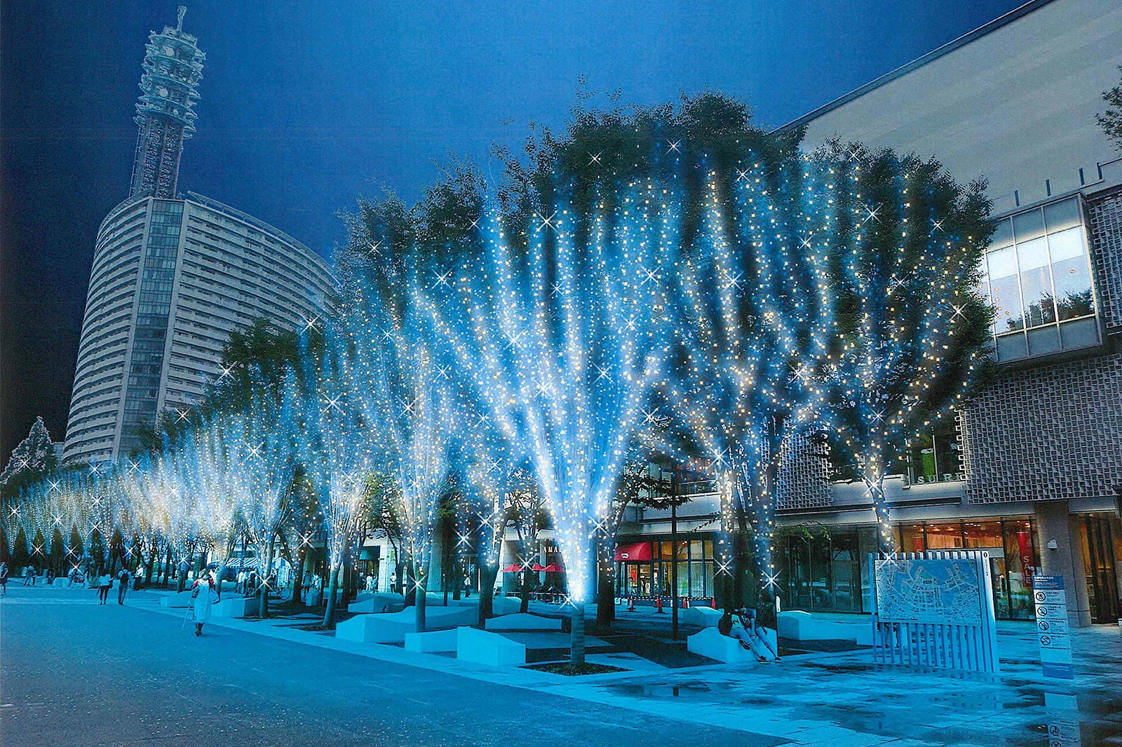 グランモール公園 Bright Illumination／画像提供：三菱地所リテールマネジメント