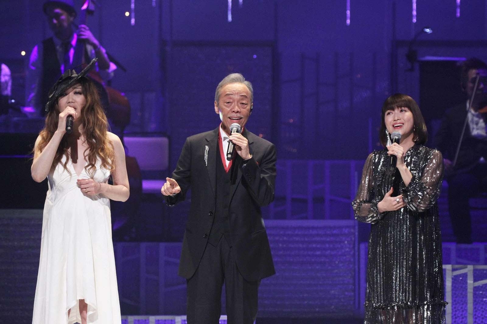 JUJU、谷村新司、新妻聖子（C）フジテレビ