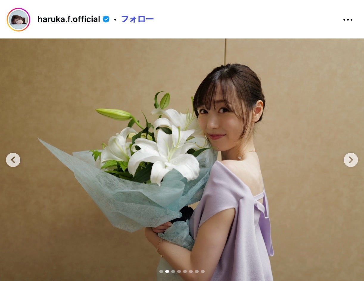福原遥Instagramより