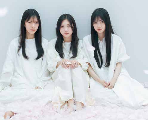 櫻坂46谷口愛季&的野美青&村山美羽、3期生が天使のような姿で「週マガ」初登場