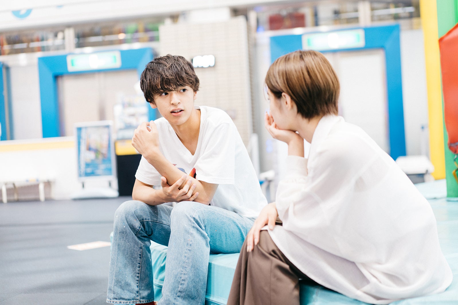 西岡星汰、安斉星来「虹とオオカミには騙されない」第2話（C）AbemaTV, Inc.