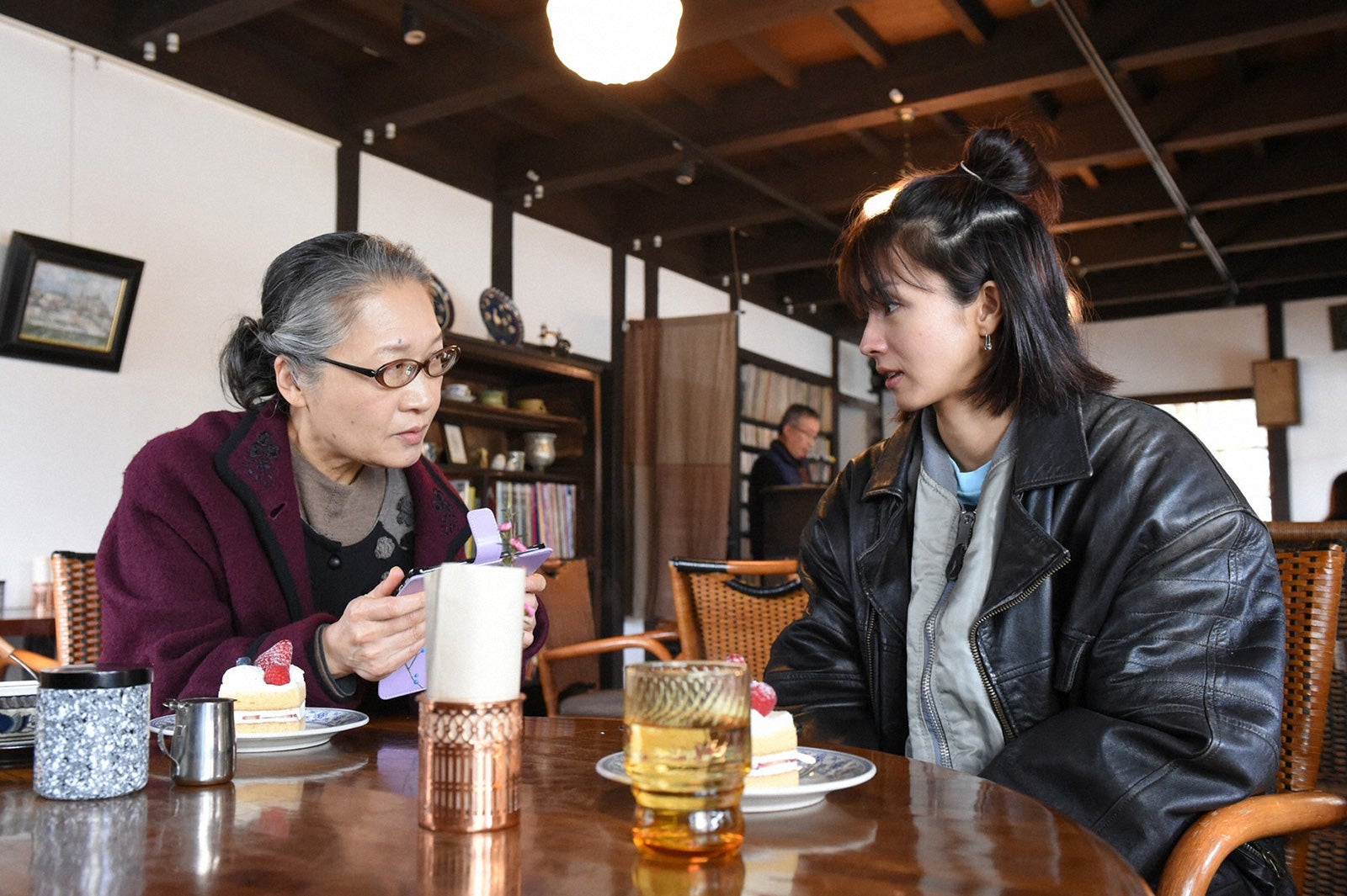 もたいまさこ、満島ひかり「カルテット」第2話より（C）TBS