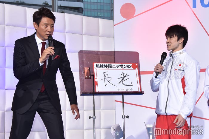 松岡修造、内村航平選手 (C)モデルプレス