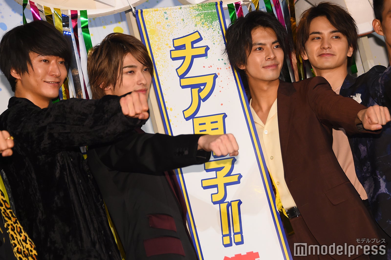 （左から）浅香航大、横浜流星、中尾暢樹、瀬戸利樹（C）モデルプレス