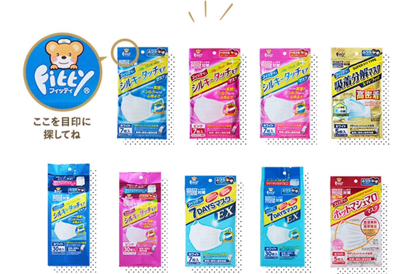 「フィッティのマスク美人画」は限定1000名様まで(画像提供:玉川衛材)