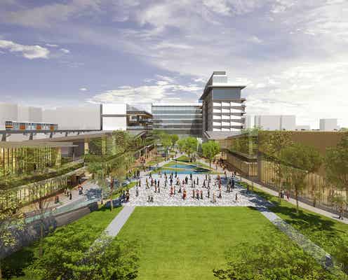「グリーンスプリングス」立川駅に新街区、天然温泉&絶景スパ完備の新ホテルも