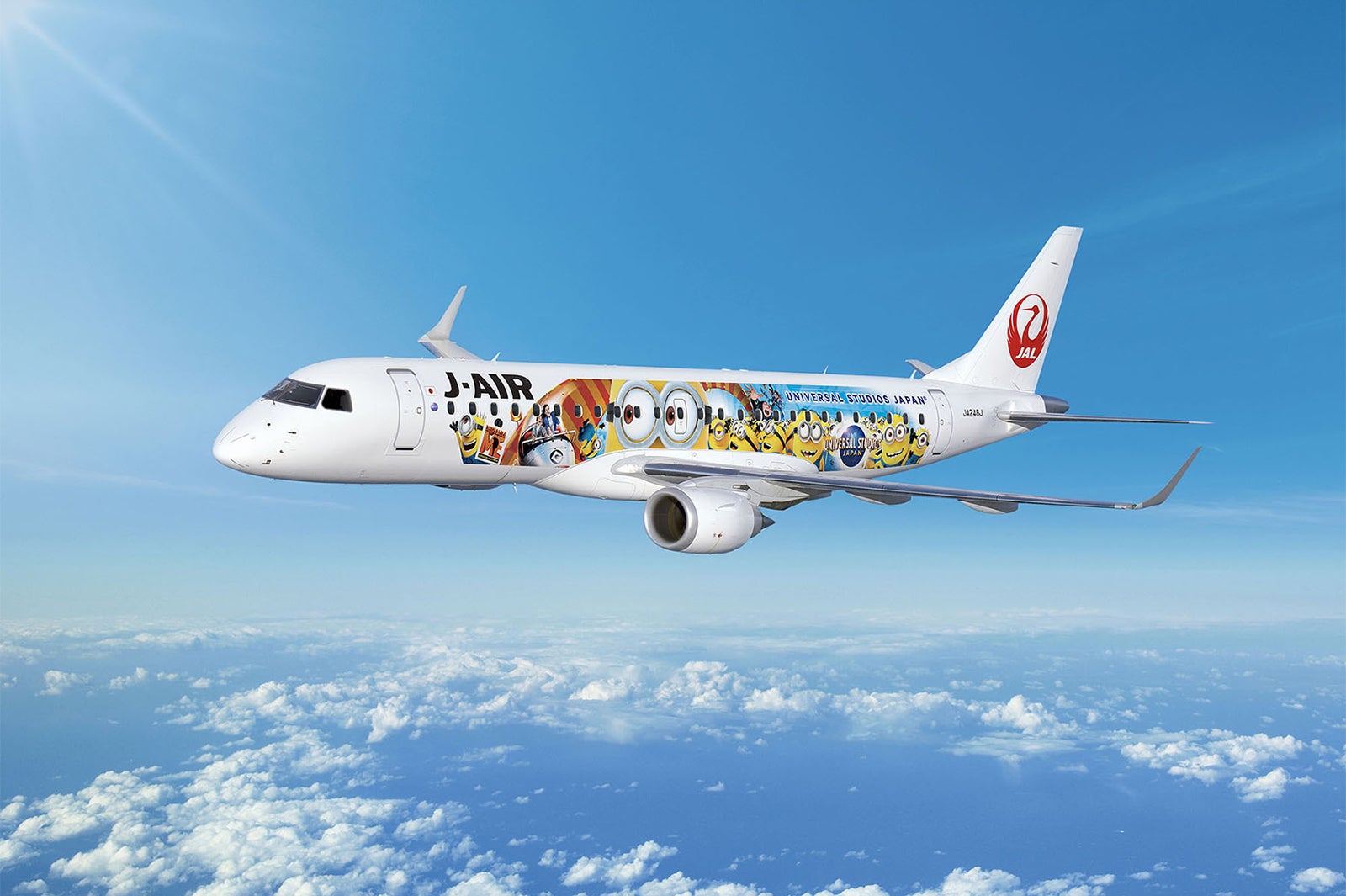 JAL×ユニバーサル・スタジオ・ジャパン ジェット」が就航