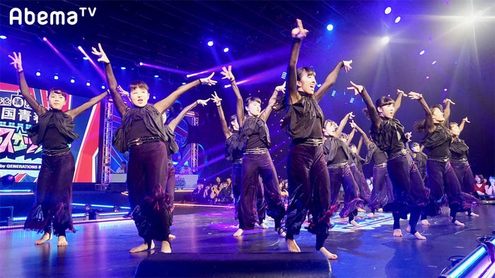 「全国青春ダンスカップ Vol.2」決勝大会より(画像提供:AbemaTV)
