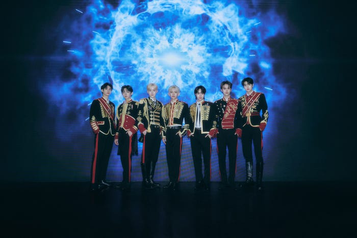 TEMPEST/(左から)ファラン、ヒョンソプ、ヒョク、ルー、ハンビン、テレ、ウンチャン(提供写真)