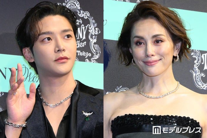 米倉涼子、人気俳優ロウンと韓国語で会話 2ショットに「いつか共演してほしい」「スタイル良すぎ」と反響