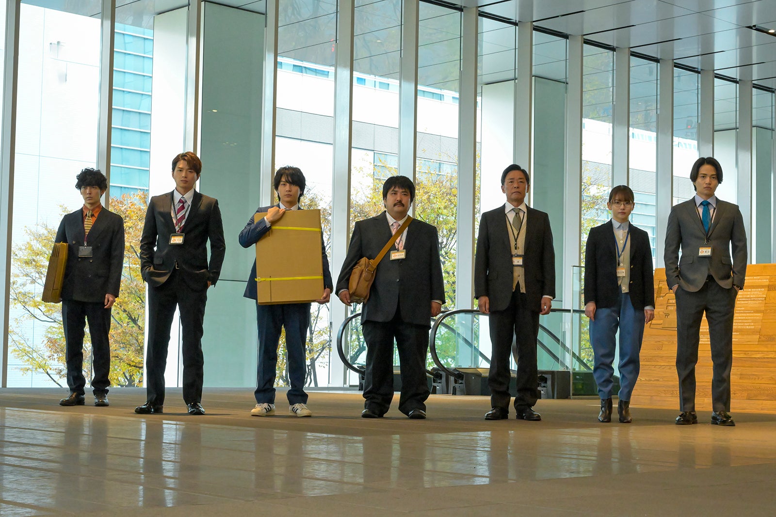 猪塚健太、白洲迅、松田元太、鈴木もぐら、光石研、山田杏奈、菊池風磨『ゼイチョー ～「払えない」にはワケがある～』最終話より（C）日本テレビ