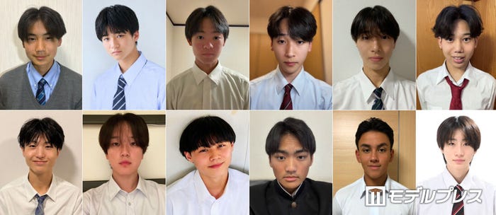 「高一ミスターコン2026」候補者の一部