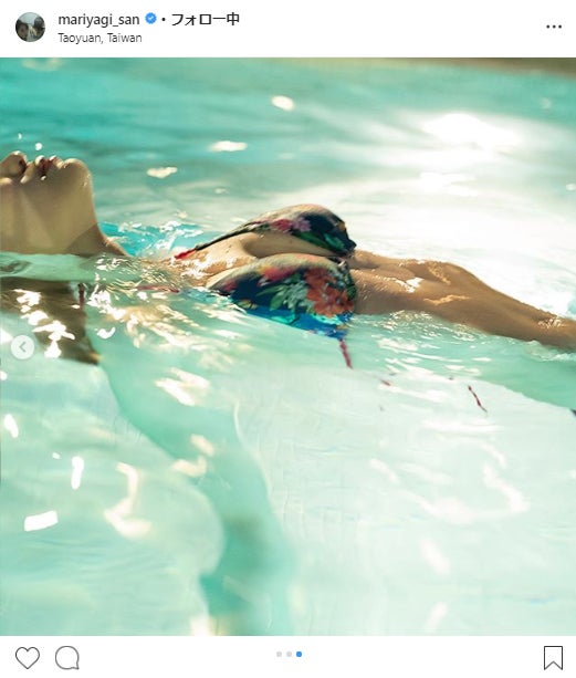 永尾まりや“バスト浮き出る”妖艶ビキニショットに反響「美しすぎる」「人魚みたい」