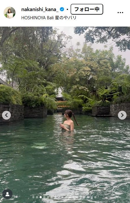 中西香菜Instagramより