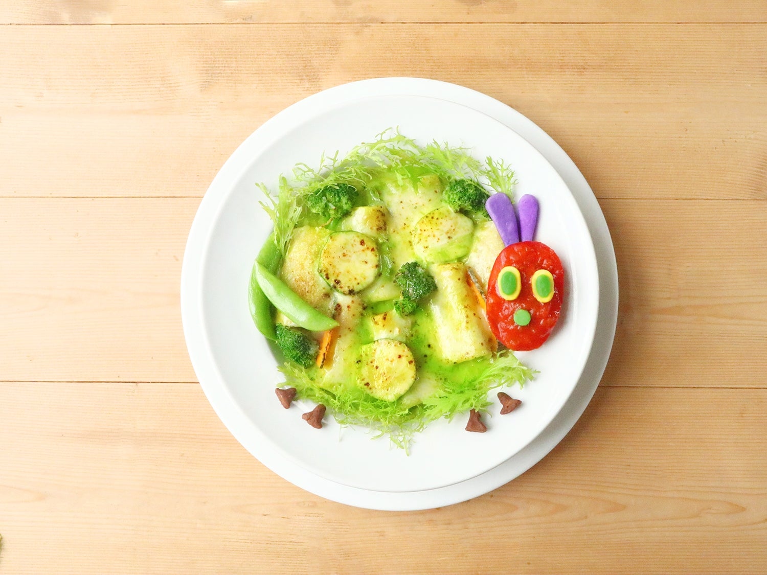 ふとっちょあおむしのパッケリパスタ／TM &（C）2018 Eric Carle LLC.